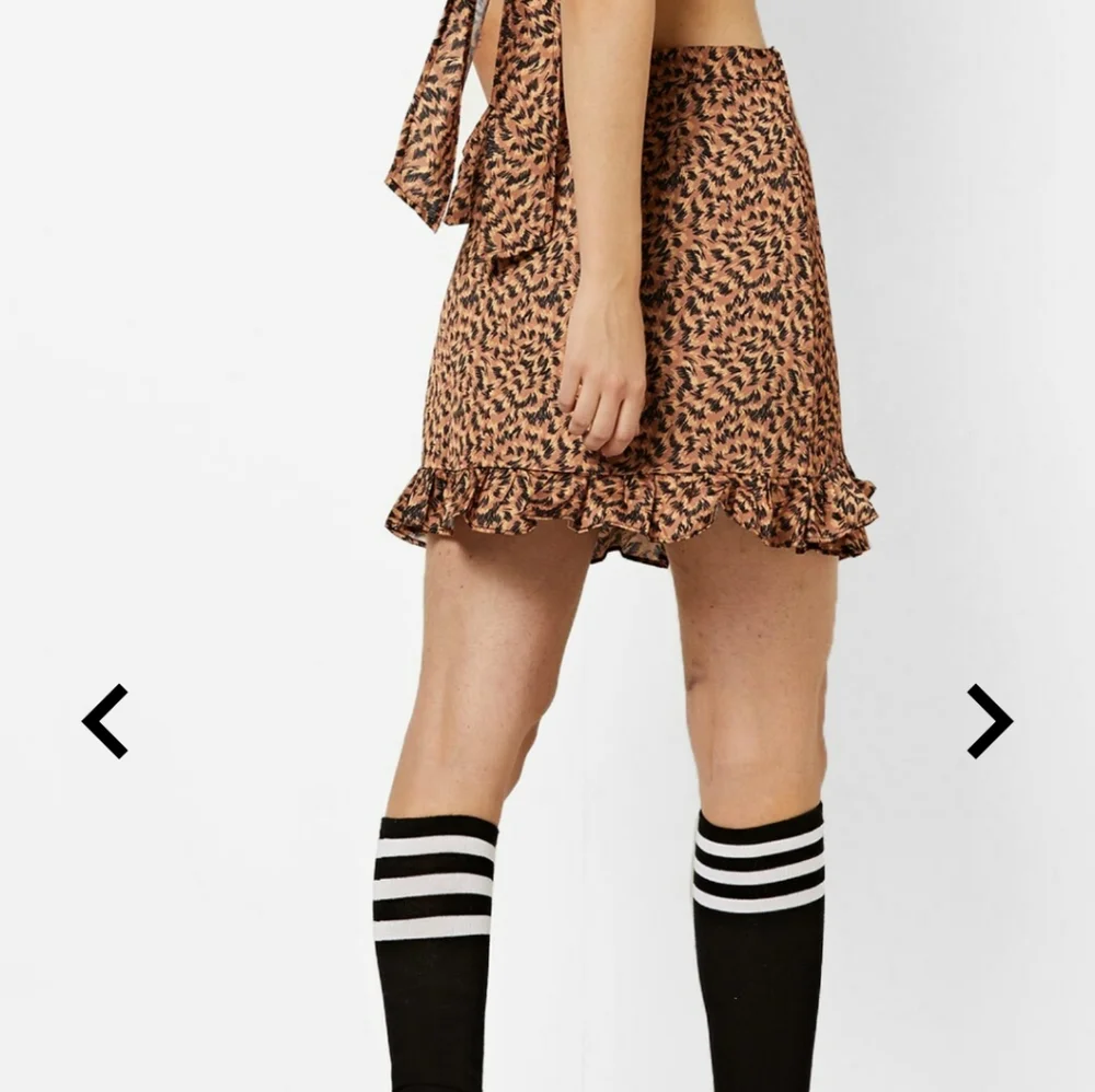 Leopard print mock wrap skirt - Picture 4 of 8